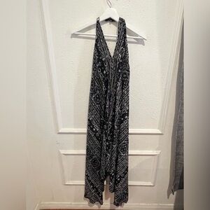 Elan Black and White Patterned dress